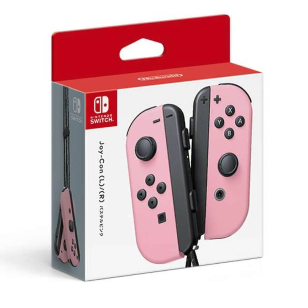  จอยเกมไร้สาย Nintendo Switch Joy Controller สีชมพูพาสเทล